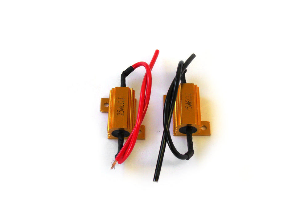 6 Ohm 25W Load Resistors (Pair) - Stops Rapid Flashing Turn Signals