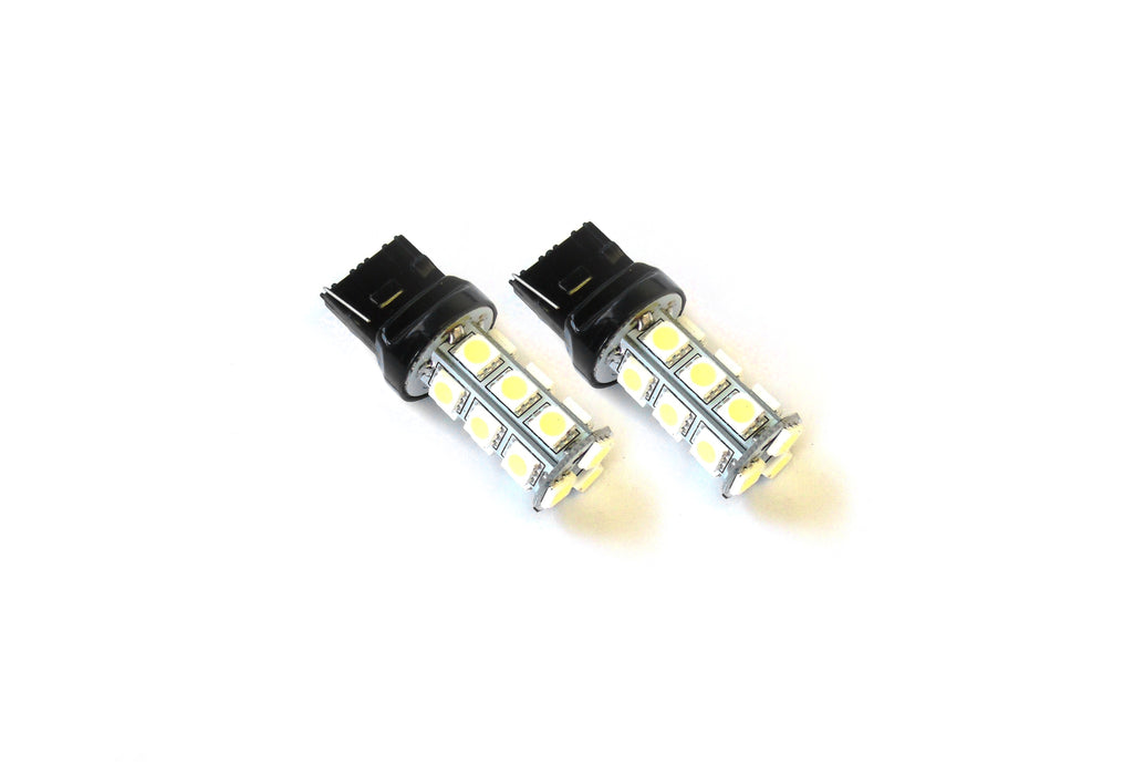 Red - 7440 5050 LED Automotive Bulb Replacements - (Pair)