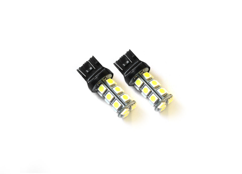 Red - 7443 5050 LED Automotive Bulb Replacements - (Pair)