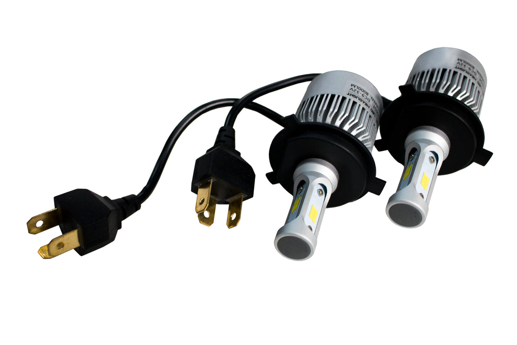 DRIVE Series 9004-3 High/Low 2,600 LUX Driverless Plug-&-Play LED Headlight Kit w/ Canbus Decoder