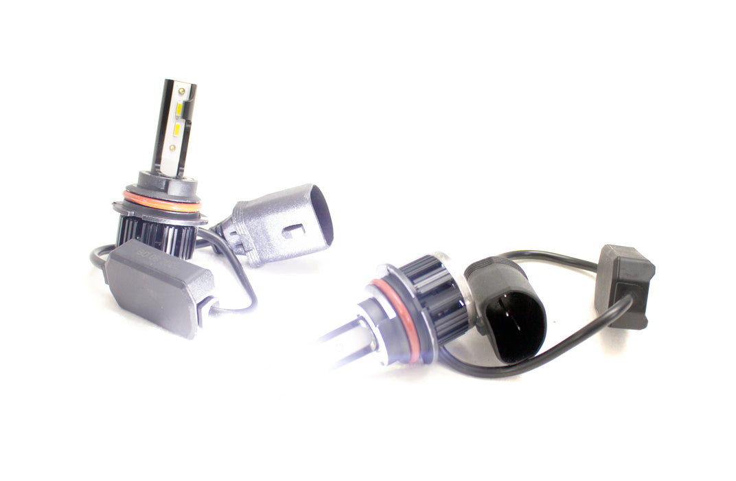 9007  TRIO-GOLD Series 3K lo beam 5K hi beam Switchback LED conversion MICRO-FITMENT kit 2200-4000 LUX