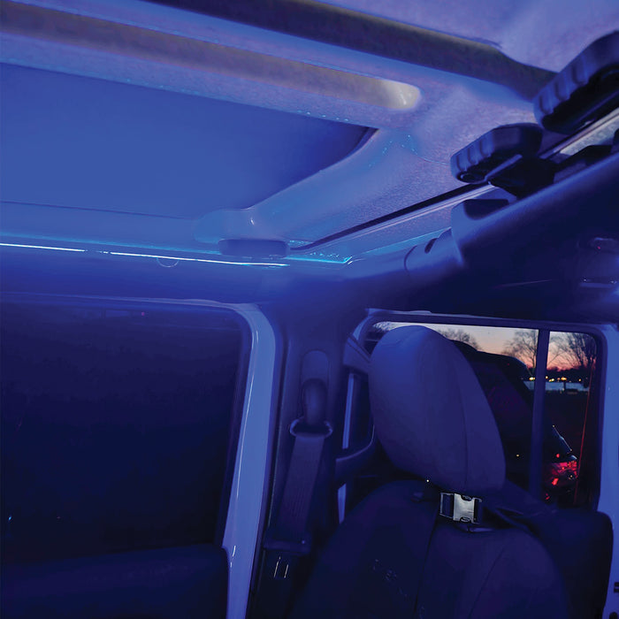 LED Interior Ambient 18-Piece RGBW Multicolor Ultra-Flow Series ColorSmart 4-Door Vehicle Complete Kit