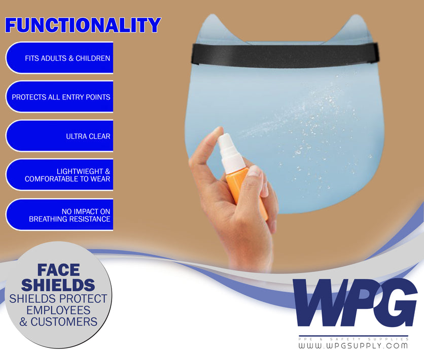 (1) Multi-Use Protective Face Shield