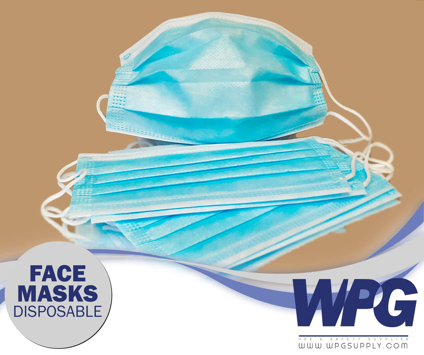 Disposable Civilian Respirator Mask - 50 Per Pack