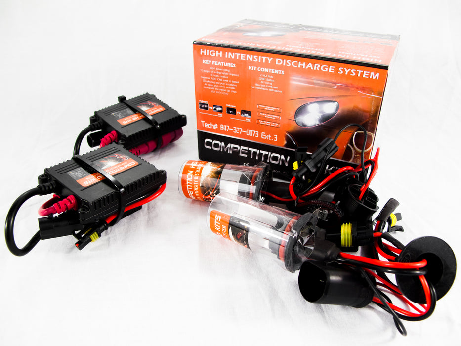 9004-2 SLIM HID Kit Competition Crusher Series
