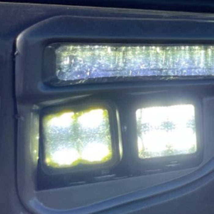 2020-2022 FORD F250-450 Super Duty Front Fog Light Complete Pro Grade Insert Kit Race Sport Lighting