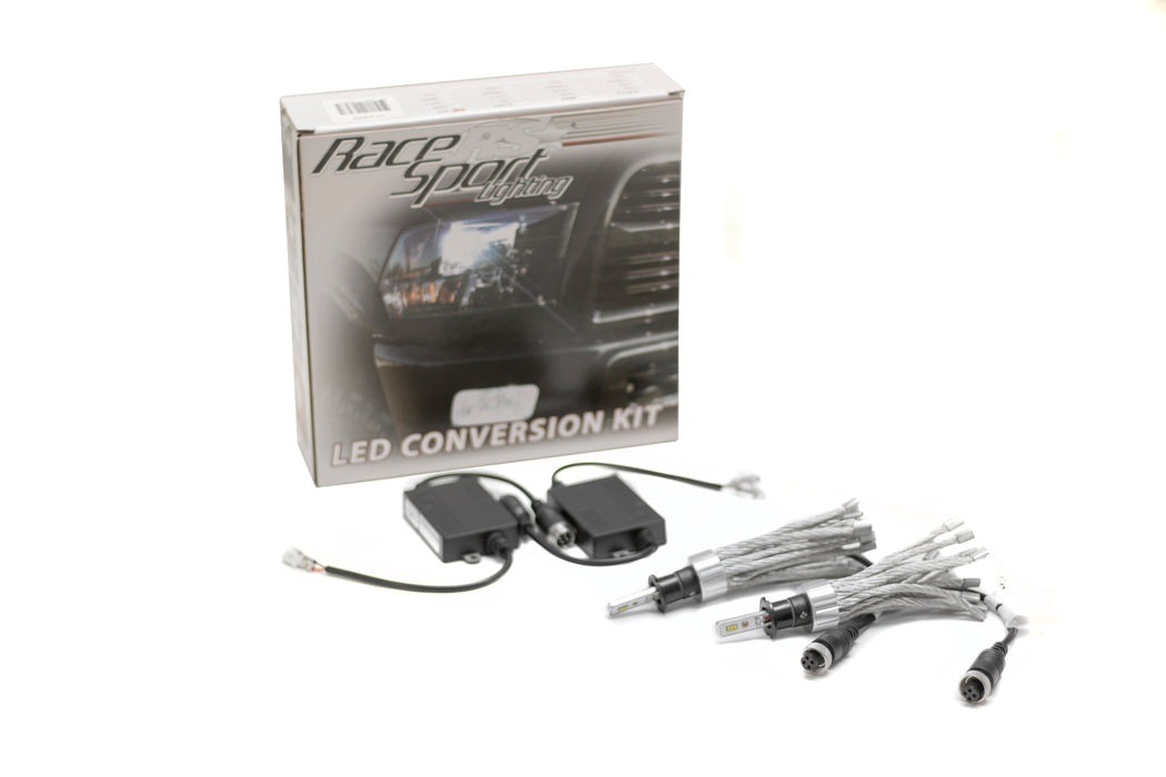 H3 GEN4 LED Headlight Conversion Kit with Focus Optics and Medusa Style Copper heat sinks - Lifetime Warranty and Patented