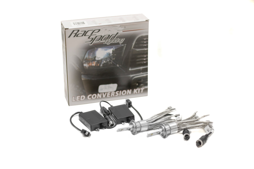 H7 GEN4 LED Headlight Conversion Kit with 360 clock-able base, Focus Optics and Medusa Style Copper heat sinks - Lifetime Warranty and Patented