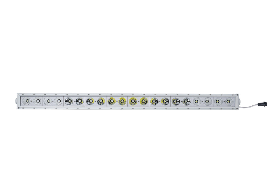New - 42.25inch Marine Grade Single Row Straight Light Bar with 200-Watt 20 x 10W High Intensity OSRAM LEDs