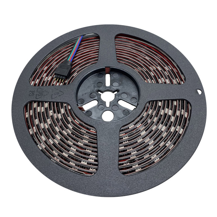 16ft (5M) 20-Color RGB Multi-Color 5050 LED Custom Tape Strip w/ Remote - Includes NEW Heavy Duty 3M adhesive backing  IP66