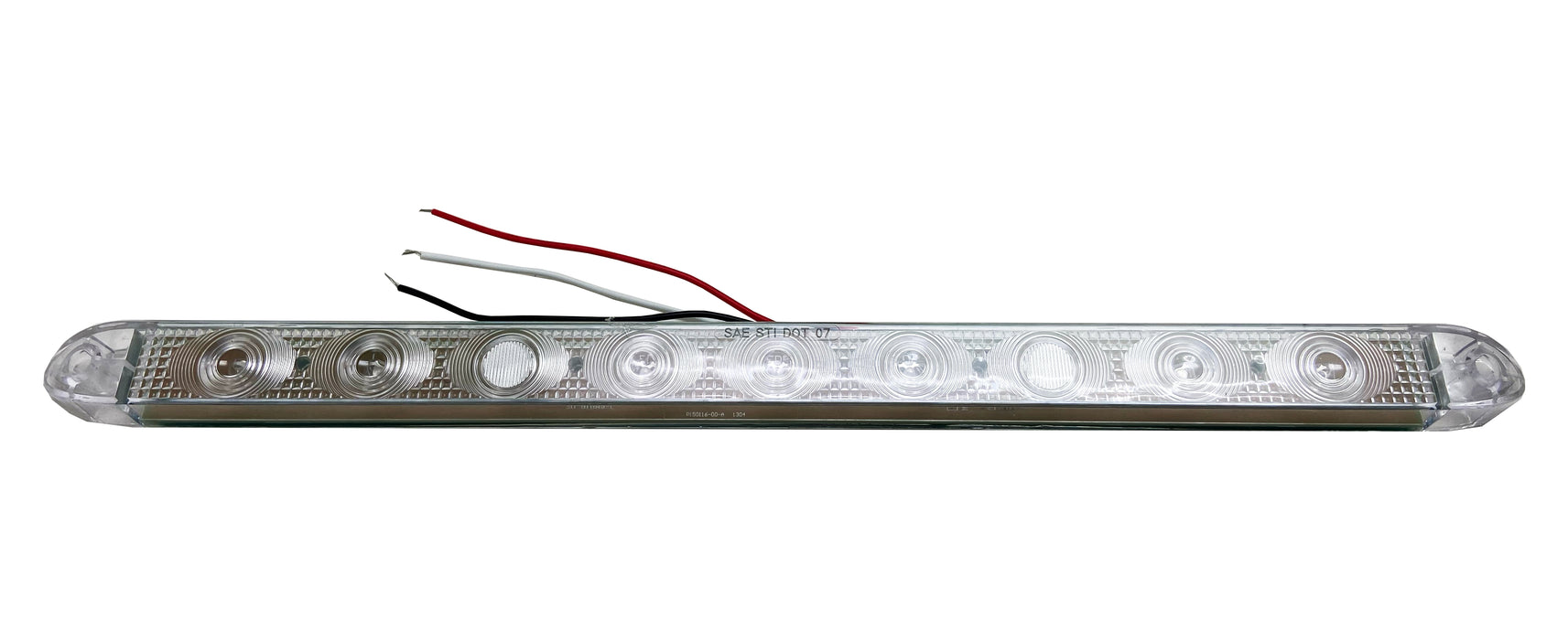 17in Screw Mount High-Powered 9-LED Tail/Brake Light (Clear Outer Lens with RED LED Diodes)