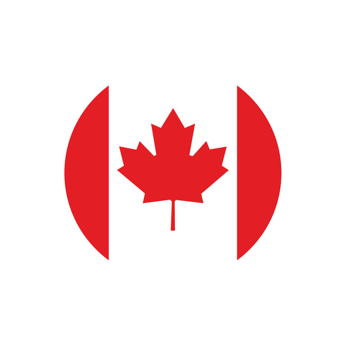 Canada Patriot Flag Logo Ghost Shadow Door Valet LED Image Kit for 2-doors