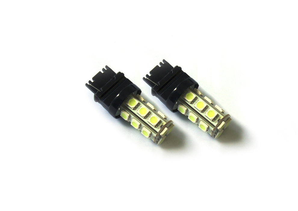 3156 5050 LED 18 Chip Bulbs (Amber) (Pair)