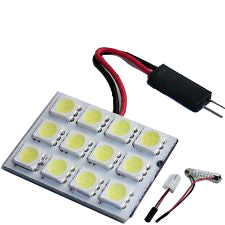 12 Chip 5050 LED Dome Panel (Red) (Individual)