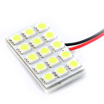 15 Chip 5050 LED Dome Panel (Red) (Individual)