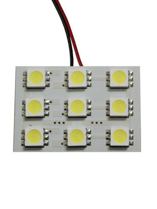 9 Chip 5050 LED Dome Panel Light (White) (Individual)