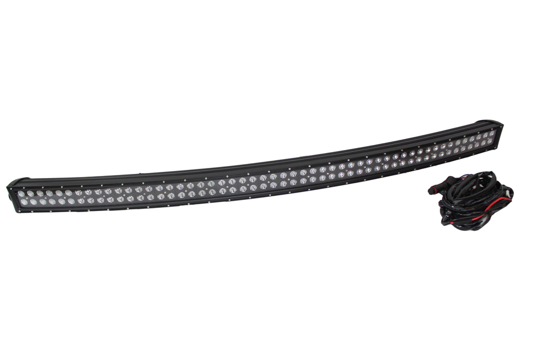 Blacked Out® Series 54in Wrap Around Series Dual Row Light Bar - Fits RS Brackets