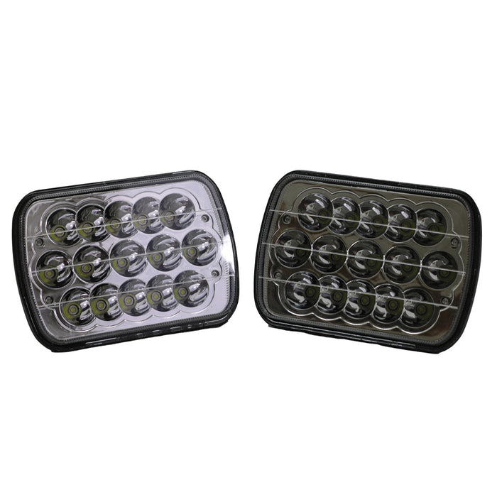 7x6in LED Conversion Lens  (Pair Left and Right) 54-Watts per light (108-watts Total)