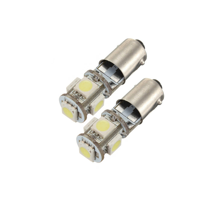 BA9S 5050 CANBUS LED (Amber) (Pair)