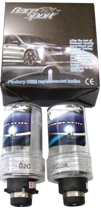 Professional Series D2 6K OEM Factory HID Replacement Bulbs (3 Year Warranty)