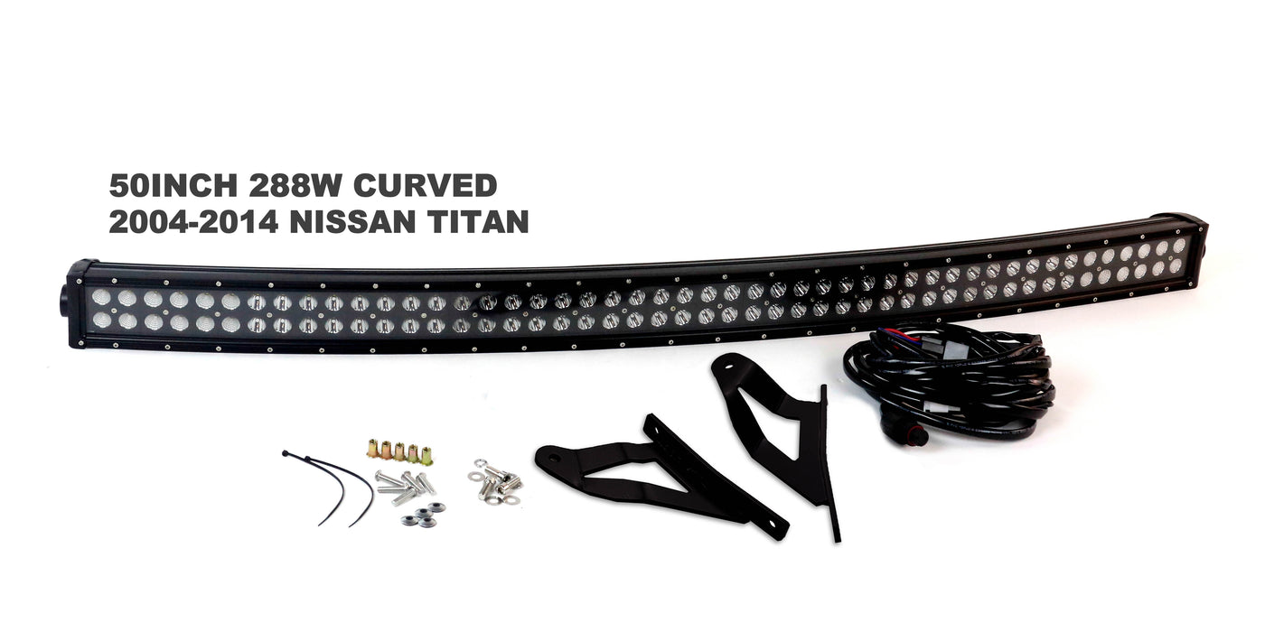 Complete LED Light Bar Kit fits 2004-2014 Nissan Titan 4WD/2WD