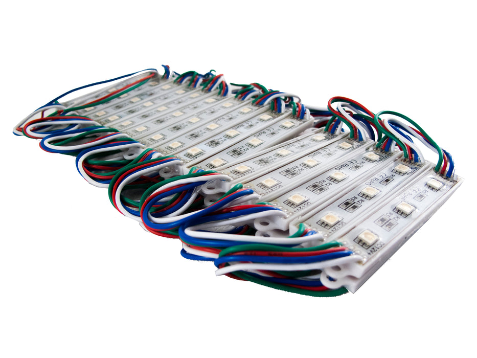 15ft 30-Module LED Pod Strip Light Kit (RGB Multi-Color) with 5050 LED technology - Professional Grade