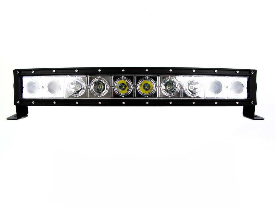 SINGLE ROW Series 20in  Wrap Around Series 10,000lm COMBO LED Light Bar