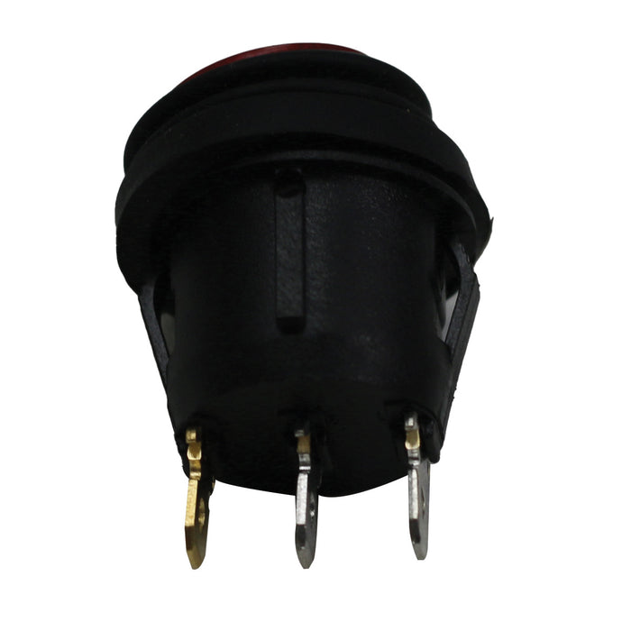 Waterproof LED Rocker 12V /12A Switch (Red)