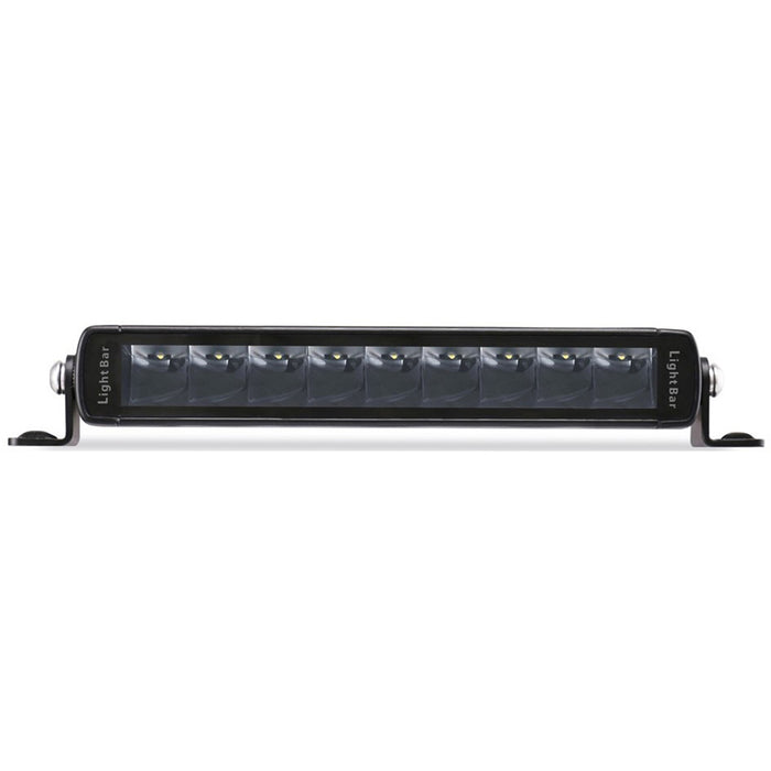 New 2024 Design with DRL - 10in RoadRunner SAE Compliant 45-watt LED Single Row Stealth Light Bar with MELT Temp Control System and screw-less frame construction