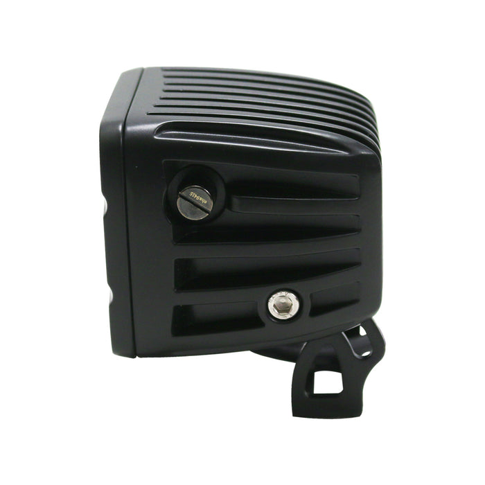 Race Sport® Lighting 2-Function LED Cube style Forward light - White/Amber - White Hi-Power Fog / Amber Turn Signal