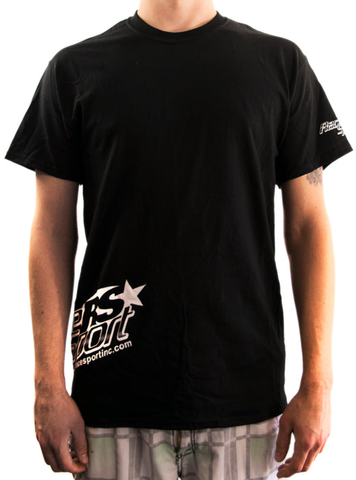 Large -  Men's Ultra Cotton Race Sport® Lighting T-shirt (Black)