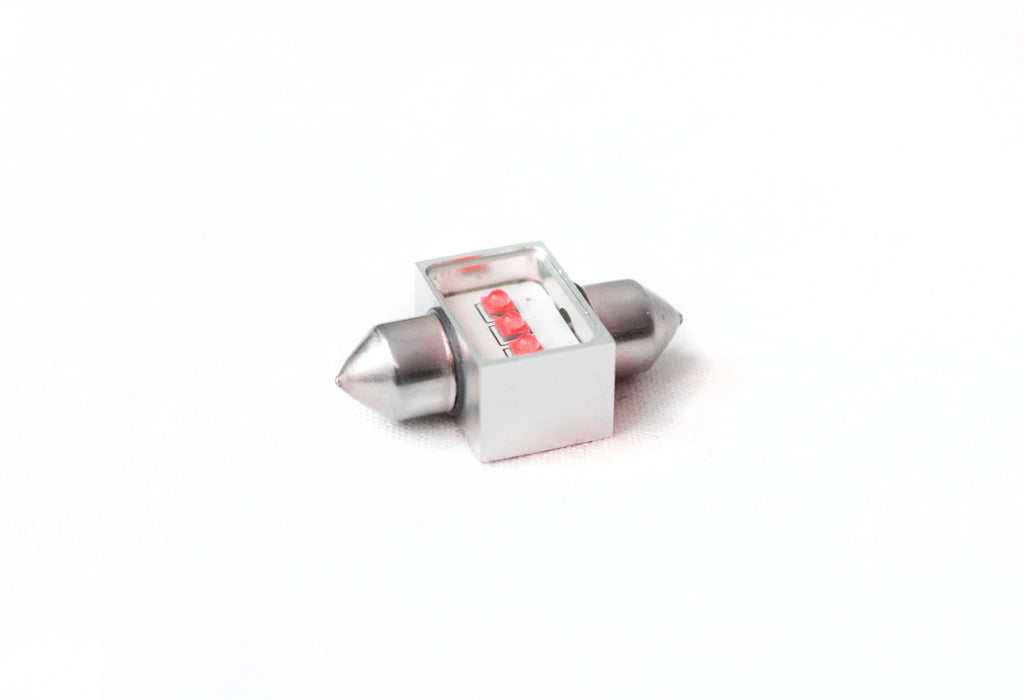 31mm Festoon BLAST Series Hi Power 5-Watt  LED Replacement Bulbs- EACH  (RED Color)