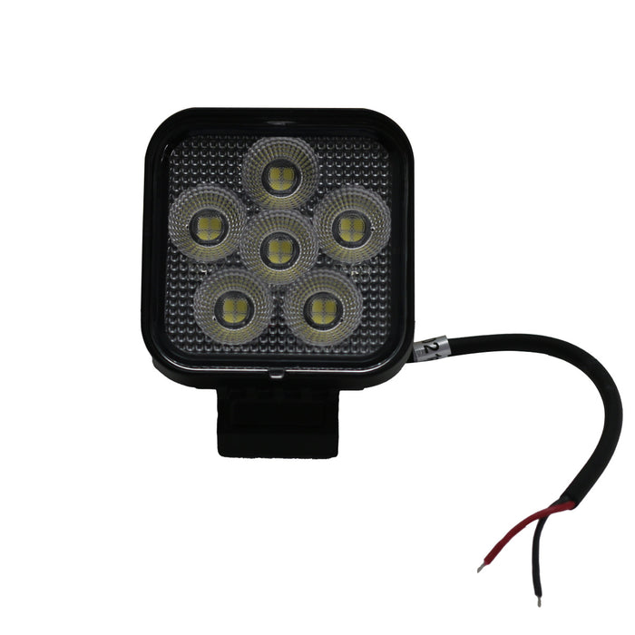 3-inch 24-Watt Square IQ Series Auxiliary LED Flood Beam Light - Industrial Grade Quadruplex Optical System