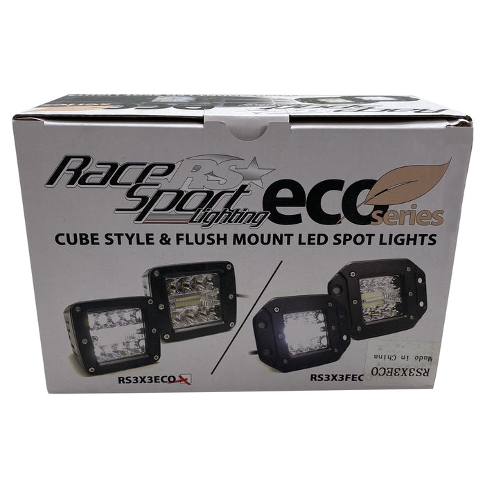 ECO-LIGHT LED High Power CUBE Style Auxiliary Light Kit (Sold as Pairs)