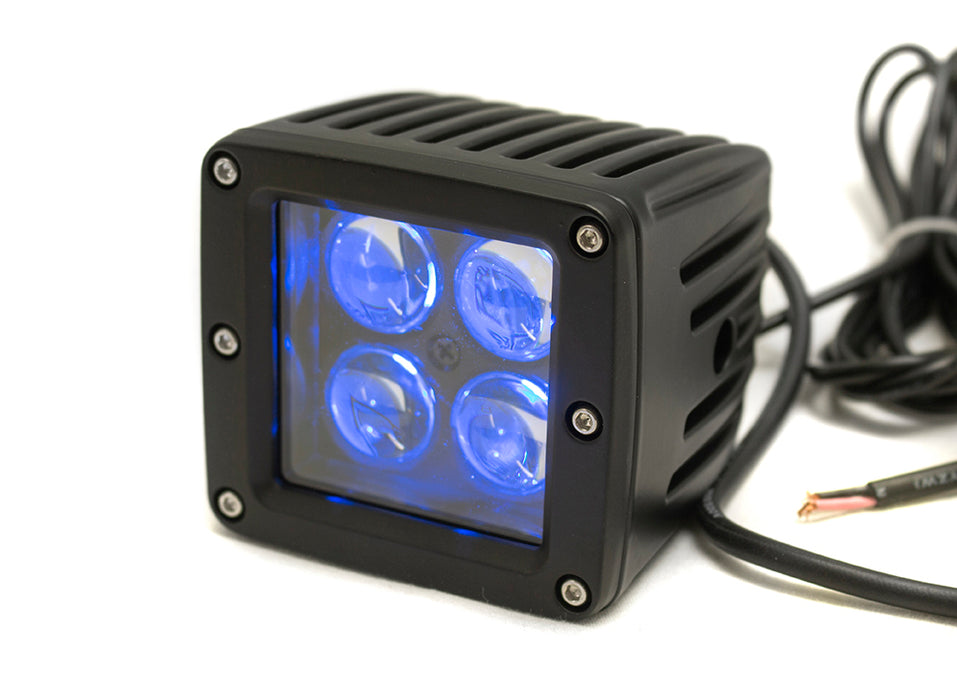 RGB MultiColor Dual Function Cube LED Auxiliary Light 12.8W IP67 1080lm ColorSMART L8 Series Individual Race Sport Lighting
