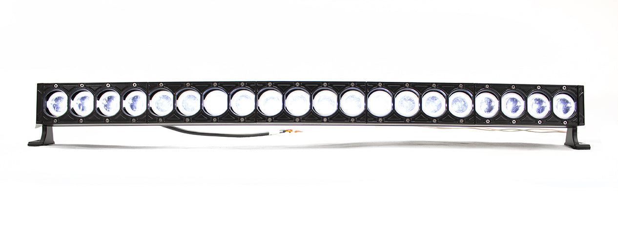 HALO-DRL Series 200W/19,200LM 38in LED Light Bar w/ Individual Halo DRLs (40.75in Mount to Mount)
