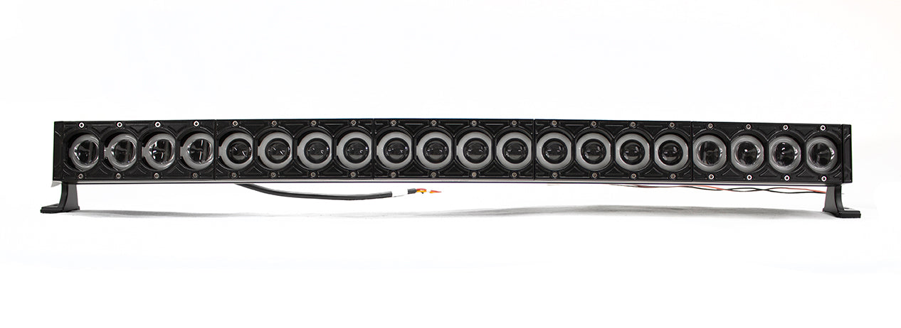 HALO-DRL Series 200W/19,200LM 38in LED Light Bar w/ Individual Halo DRLs (40.75in Mount to Mount)