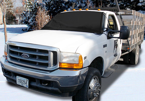 XL Frost and Snow Windshield Cover 70 inch x 41 inch fits larger HD trucks & SUVs Race Sport Lighting