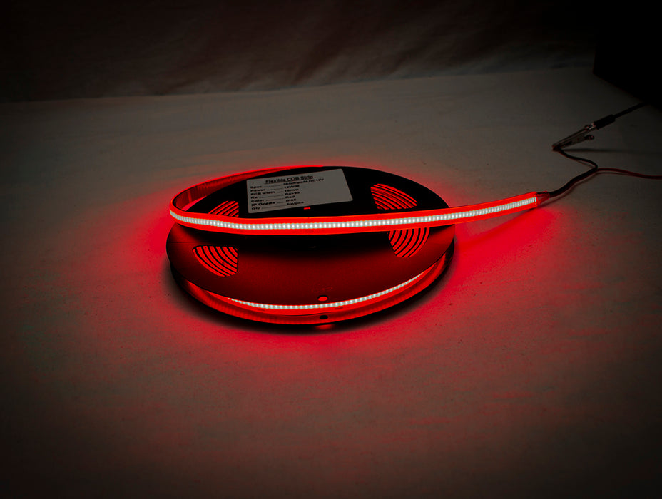 NEW - V-Sport Plasma 16.4ft IP65 LED Solid Tape Strip Reels with Heavy Duty 3M Adhesive - RED