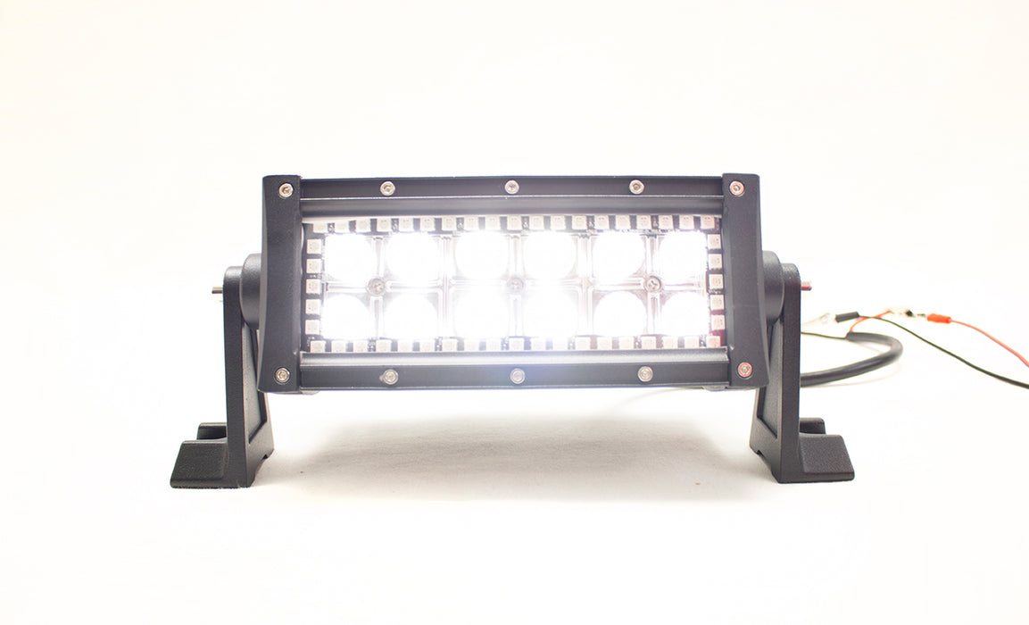 Race Sport® ColorADAPT Series 8in  RGB LED Straight Light Bars 36-Watts 2,340 Lumens 1-Year Warranty