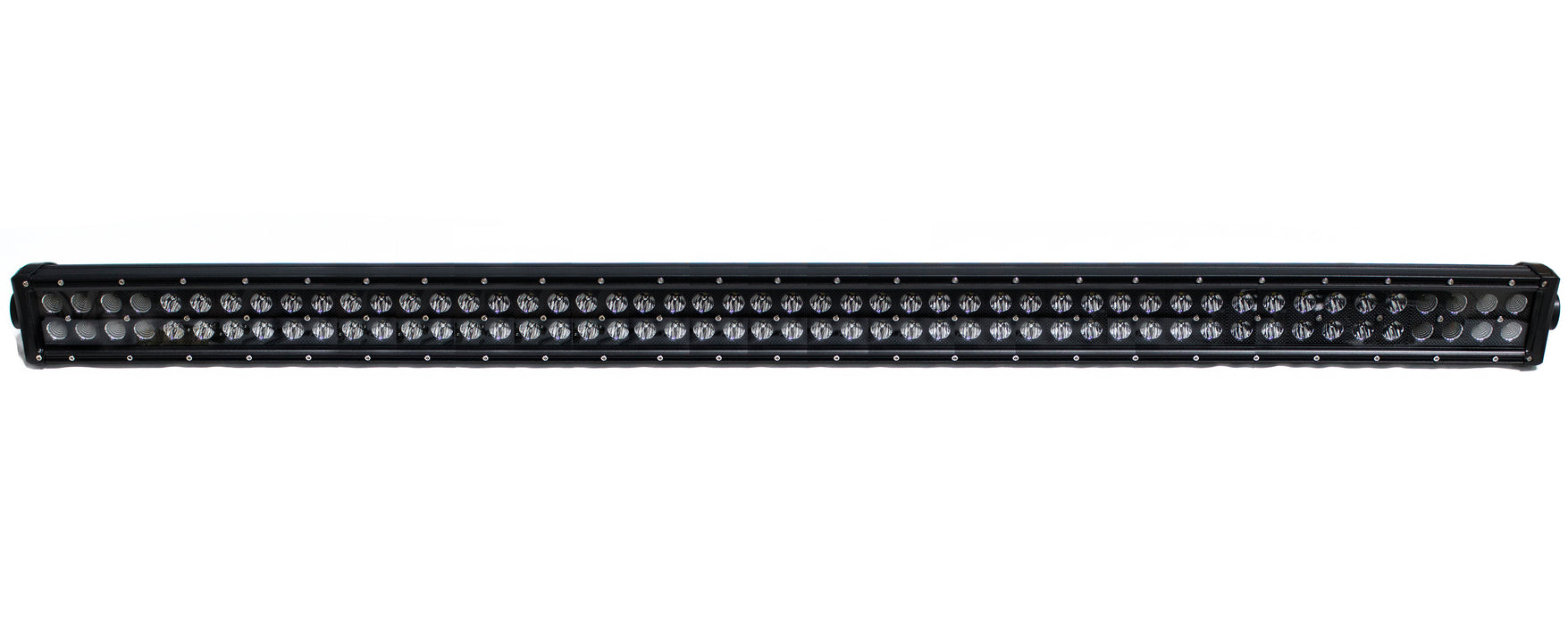 BLACKED OUT® Series 52in Straight, Double Row, Silver Combo-Flood/Beam Straight Hi Performance Light Bar 300w