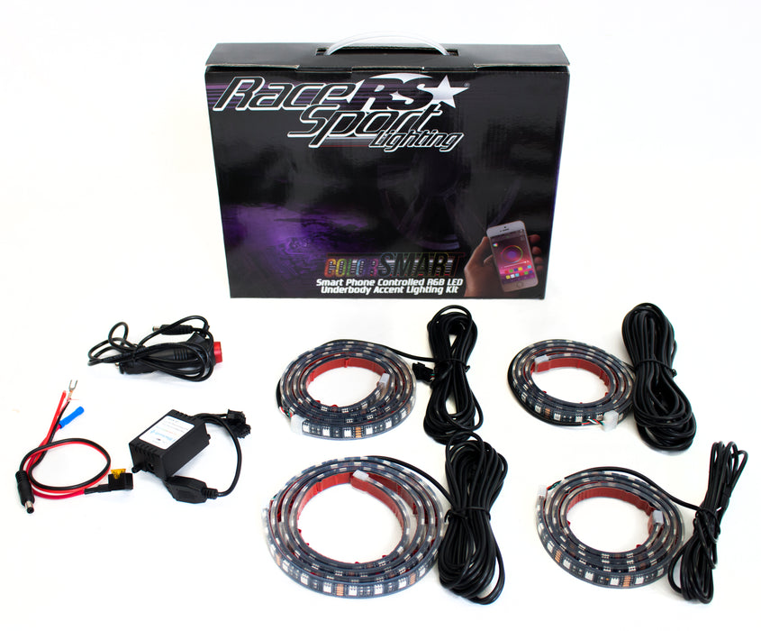 Race Sport ColorSMART RGB LED Underbody Kit - Smartphone controlled Complete Kit