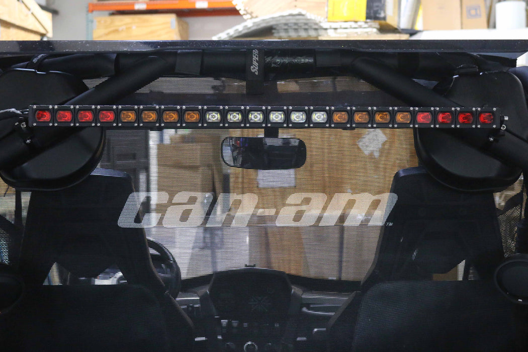 36in 110w LED 6-Function Reverse Chase Light Bar for Trucks Back Racks and UTV's - 18 Strobe Patterns