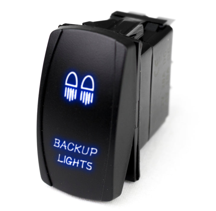 LED Rocker Switch w/ Blue LED Radiance (Backup Lights)