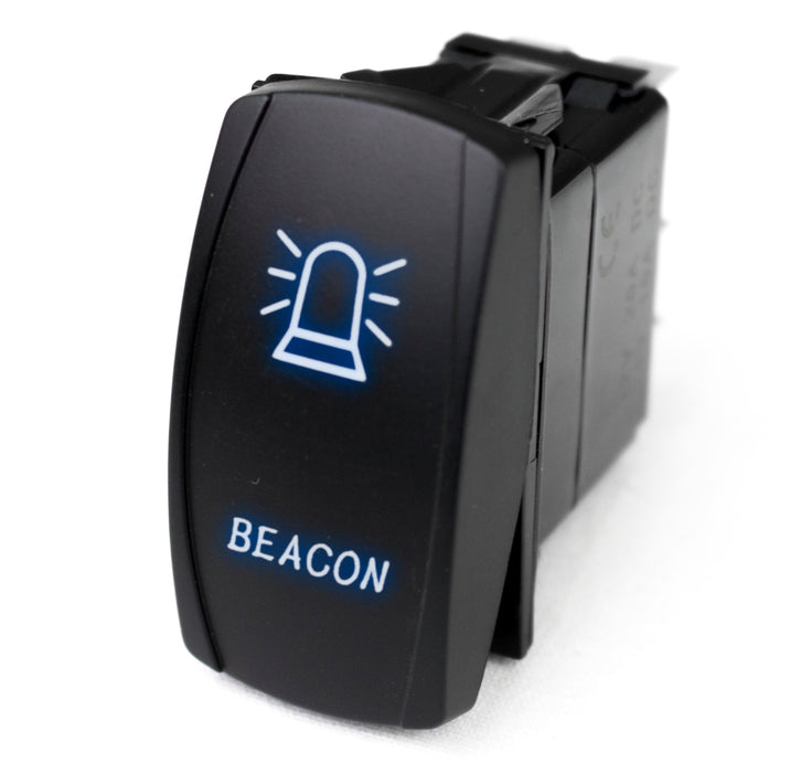 LED Rocker Switch w/ Blue LED Radiance (Beacon)