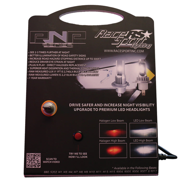 PNP Series Powered Countertop Retail Store Display Race Sport Lighting