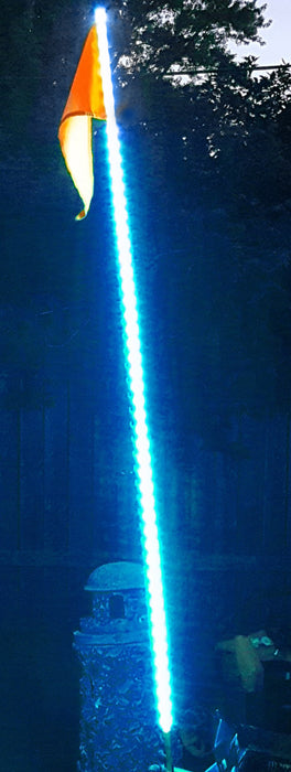 5ft LED ATV/Jeep Whip - Flag Pole - 5050 SMD LED (Blue)
