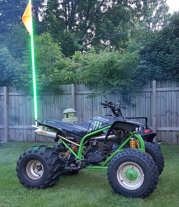 6ft 5050 LED ATV/Jeep Flag Pole Whip (RGB Multi-Color)