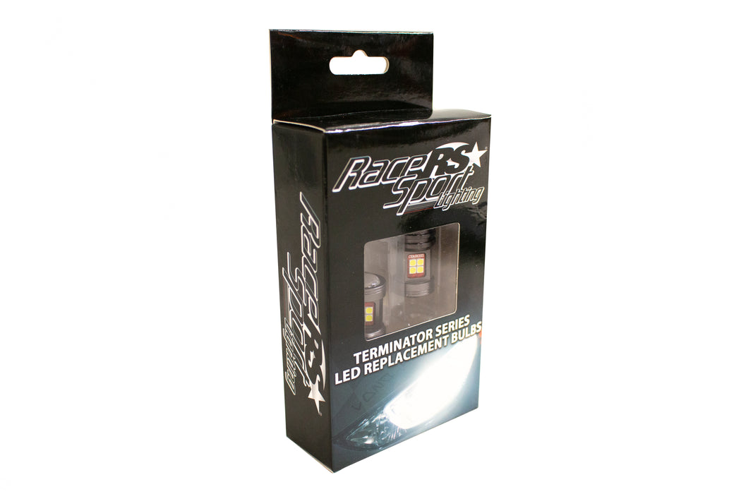 Terminator Series WHITE H7 Base LED High Power Replacement Bulbs
