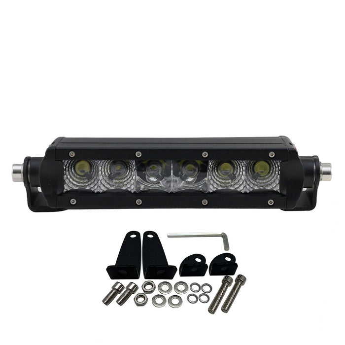 7.5 in ECO-SLIM Series LED Light Bar - Single Row 30 Watts  Diode Combo Beam